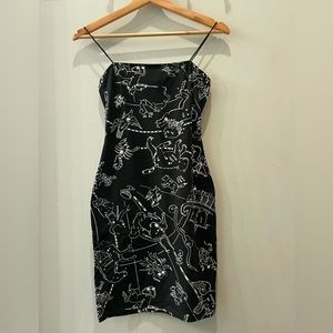 Astrological sign mini dress